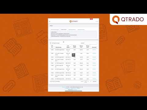 Belege erfassen | QTRADO Kunden-App
